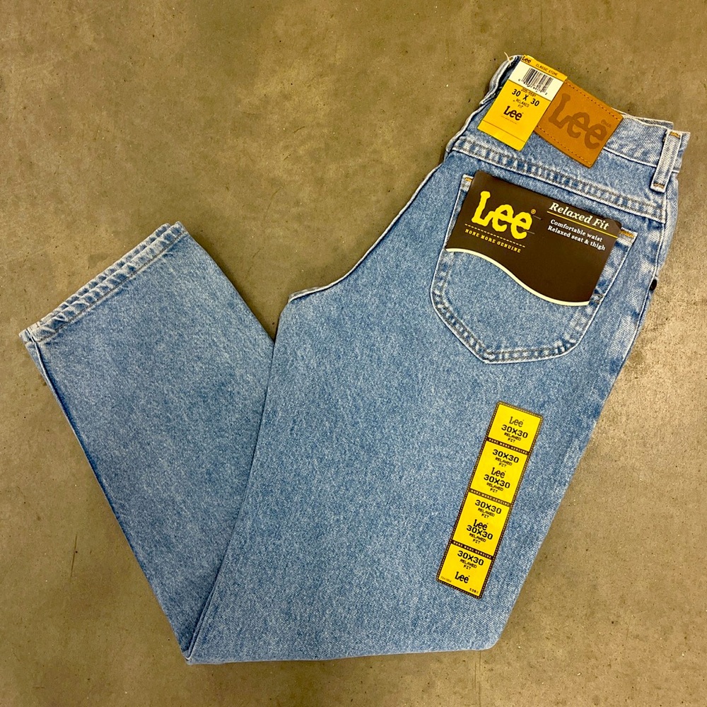 Vintage 90s/Y2K Lee Relaxed Fit Denim Jeans 30x30